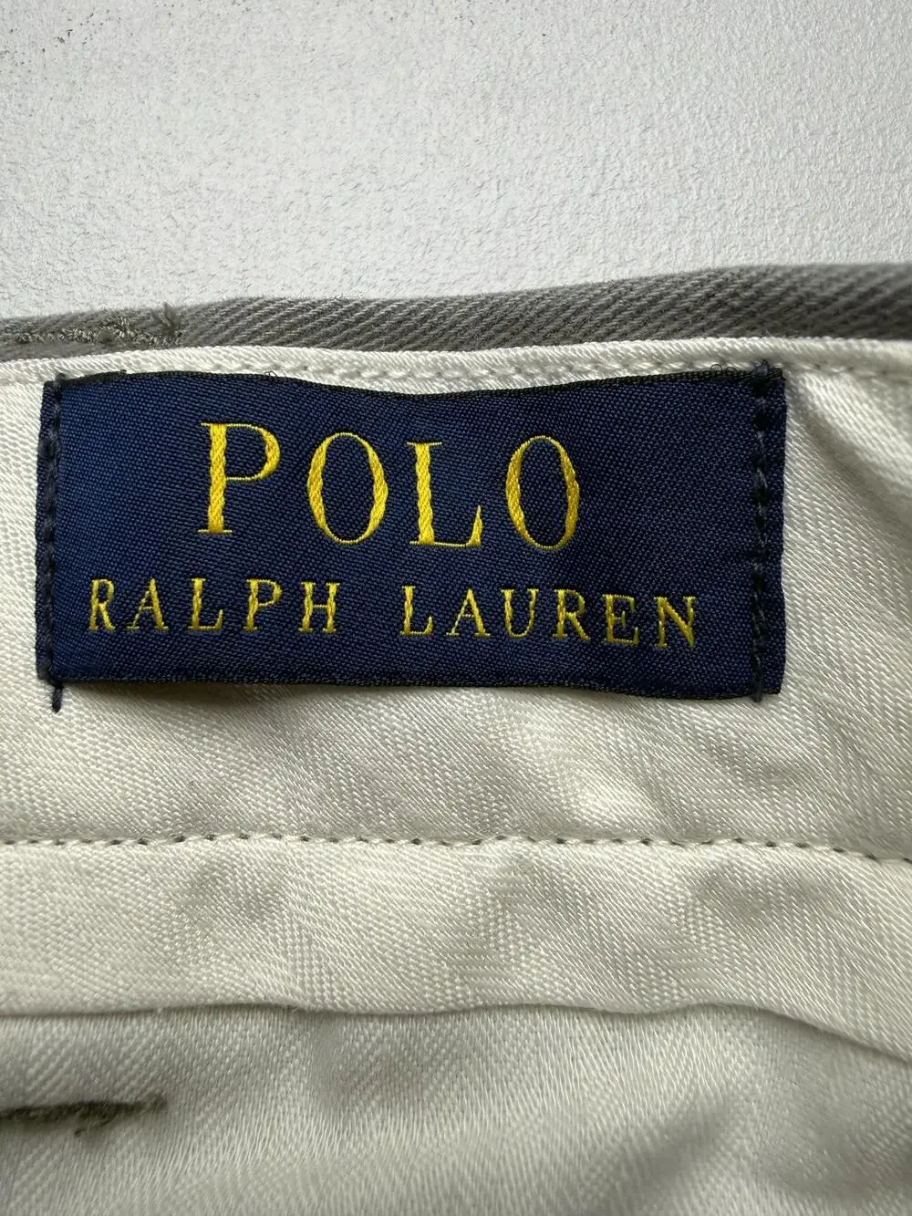 Polo Ralph Lauren Pants Mens 36x32 Gray Chino Flat Front Classic Casual